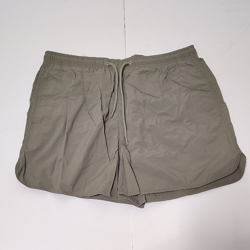 Zara Men's Green Olive  Swim Trunks Shorts Size L